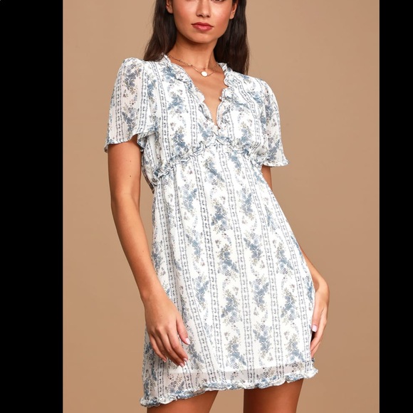 Ruffled Mini Dress - Picture 2 of 6